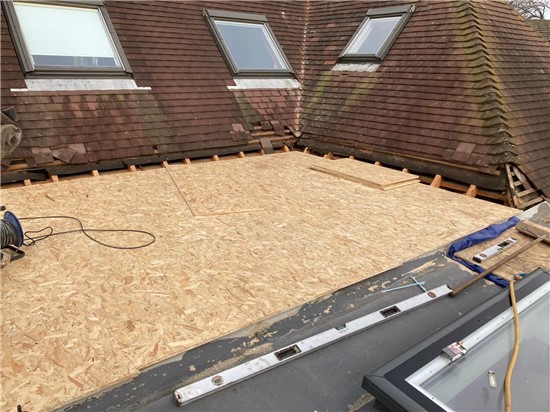 flat roofing project 2